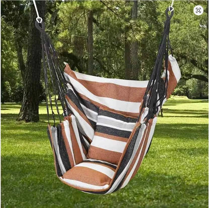 Hanging chairs, hammocks, swings, rocking chairs, and cross legged artistic chairs for lazy people in student dormitories