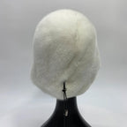 Women's Real Mink Fur Bucket Hat - Warm Winter Dome Cap