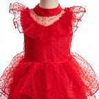 Girls Princess Cosplay Costume Dress - Flower Print