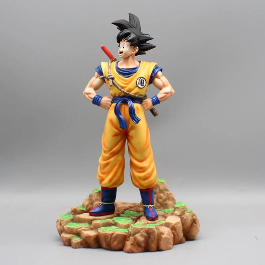 Dragon Ball Sun Goku Somersault Cloud Super Saiyan Standing Collection Figures Statue Anime Peripheral Model Ornaments Toy Gift SS69