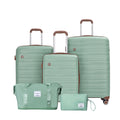 Travelhouse 5-Piece Hardcase Luggage Set with Spinner Wheels & TSA Lock
