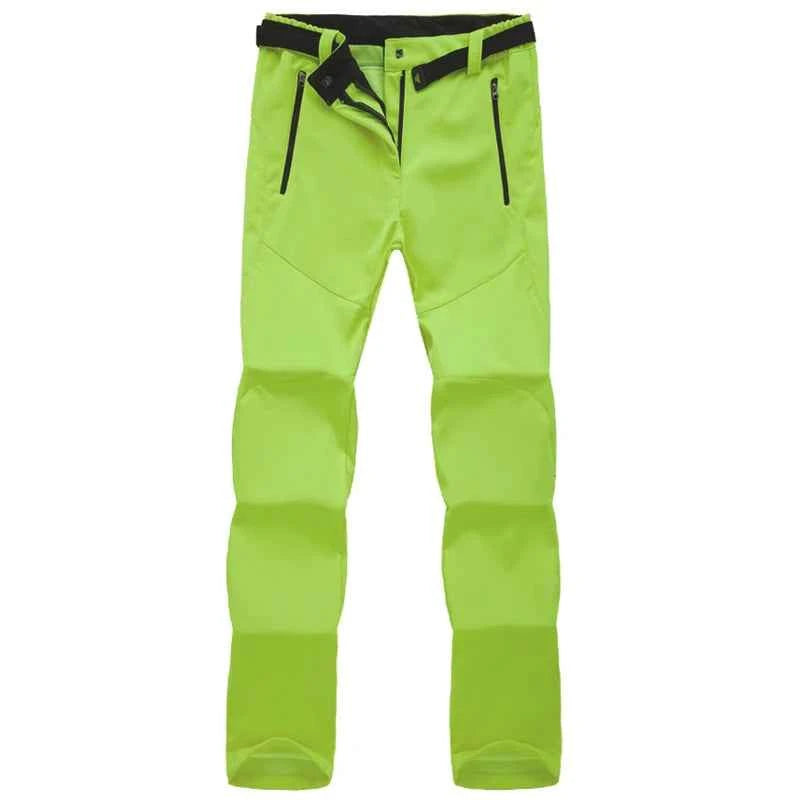Women's Winter Thick Fleece Warm Pants Outdoor Softshell Sport Long Trousers Hiking Trekking Ski Waterproof Pants Plus Size 3XL