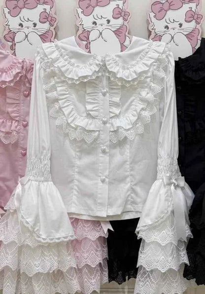 Women's Pink Lolita Dress Cape Set New Spring Women's Sweet Girl Lace Princess Jsk Cake Dress Fairy Suspender Dress Shirt Outfit