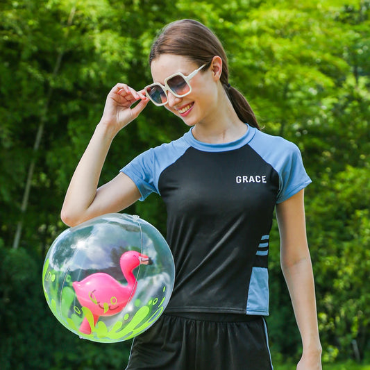 SS69 30cm Transparent PVC Inflatable Beach Ball for Pool and Party Supplies