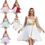 Women's Ancient Greek Goddess Chiffon Cosplay Dress