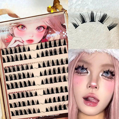 Little Devil False Eyelashes Manga Lashes Reusable Natural Thick Fluffy Soft Single Individual Cluster Eye Extension Beauty Tool SS69