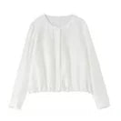 SENTUBILA Women's 100% Wool Long Wrap Coat with Belted Waist