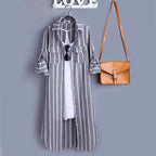 Plaid shirt female in the spring and autumn period and the new long loose long-sleeved jacket coat dress shirts