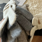 Korean Style High-Quality Women's Knitted Gloves Touch Screen Fingerless Washable Full Finger Gloves