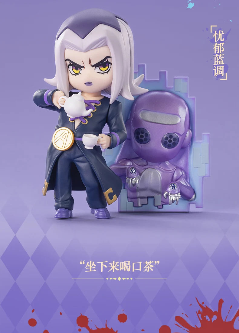 POP MART GONG JOJO's Bizarre Adventure Golden Wind Series Trendy Blind Box Toys Mystery Box Mistery Action Figure Surprise Gift