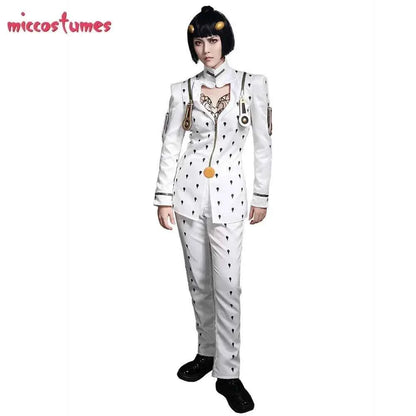 Miccostumes Men's Golden Wind Cosplay Costume Top and Pants Full Sets for Halloween Costume