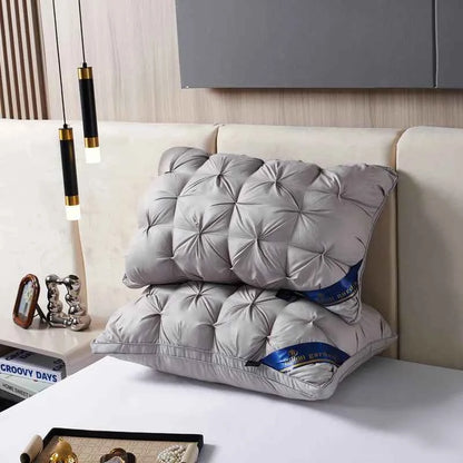 2-Piece Sleep Pillow Set, Soft Supportive Bed Pillows, Suitable for Back, Stomach, or Side Sleeping Luxury Hotel Pillows