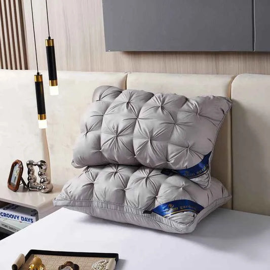 2-Piece Sleep Pillow Set, Soft Supportive Bed Pillows, Suitable for Back, Stomach, or Side Sleeping Luxury Hotel Pillows