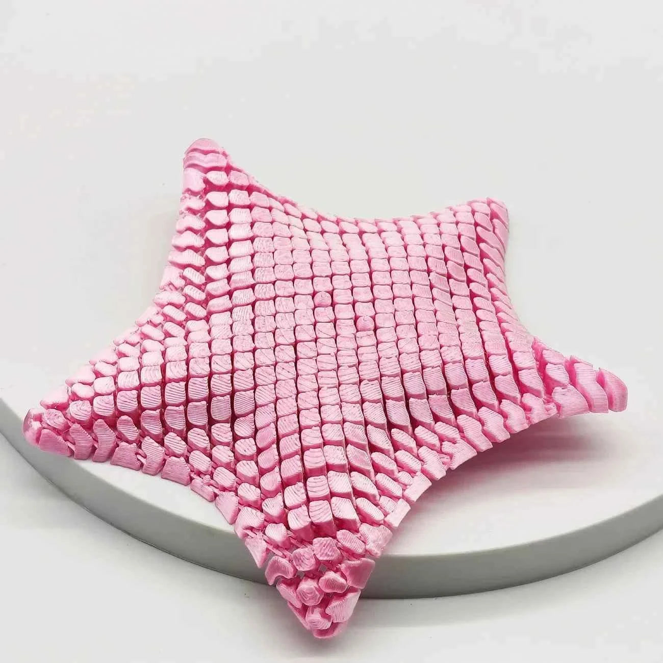 3D Printed Starfish Ornament 12cm Marine Animal Decor Ocean Themed Desk Toy Movable Joints Stress Relief Home Office Gift