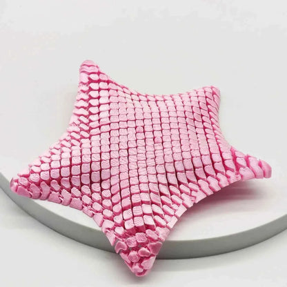 3D Printed Starfish Ornament 12cm Marine Animal Decor Ocean Themed Desk Toy Movable Joints Stress Relief Home Office Gift