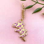 Jojo'S Bizarre Adventure Merchandise Keychain Creative Anime Gold Pendant Bag Accessory Phone Charm Exquisite Gift