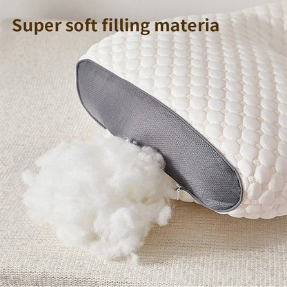 Neck Pillow Help Sleep And Protect The Neck Cervical Orthopedic Household Soybean Fiber SPA Massage Pillow For Sleeping New SS69