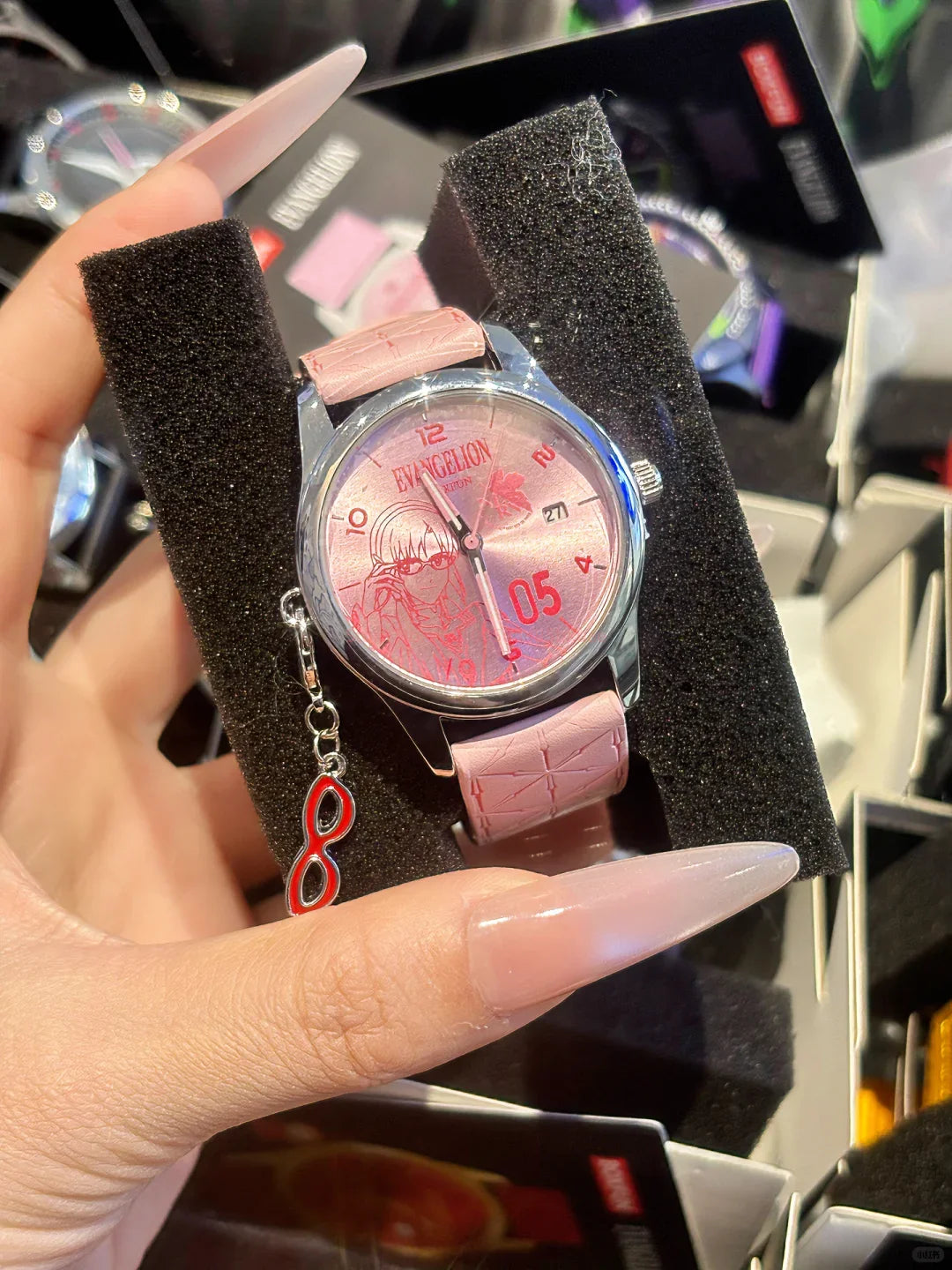 Original Boxfun Eva Evangelion The Final Mission Series Wrist Watch Blind Box Asuka Anime Peripheral Ornament Birthday Gifts Toy