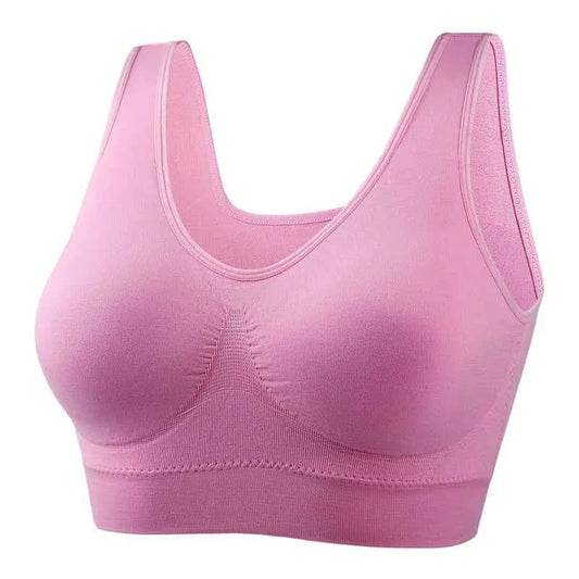 XL-5XL 4PCS Women Seamless Single Layer Camisole Bra Tops Sleep Yoga Sports Bras Tank Tops