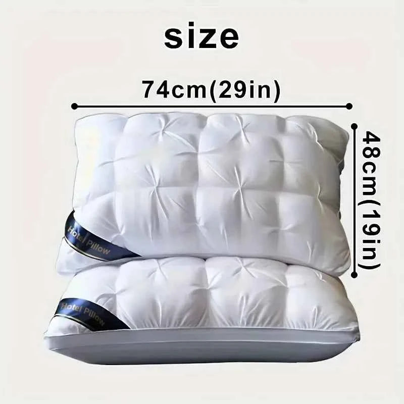2-Piece Sleep Pillow Set, Soft Supportive Bed Pillows, Suitable for Back, Stomach, or Side Sleeping Luxury Hotel Pillows