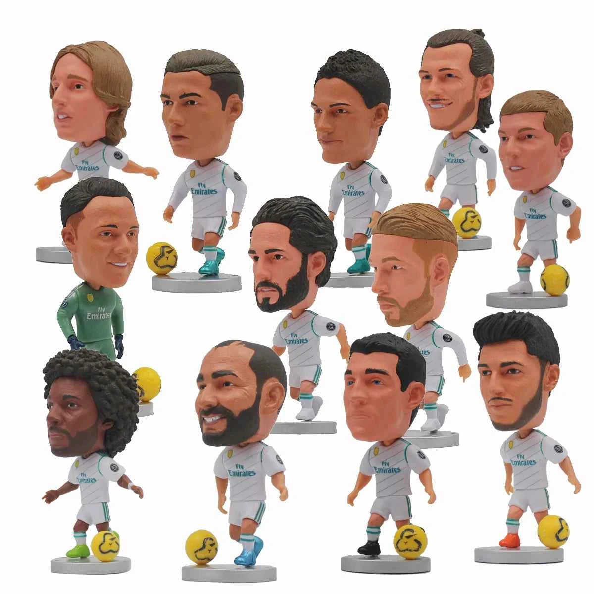 6.5cm HAALAND MODRIC RONALDO YAMAL 2.5in Team Activity Doll Toy Figurine
