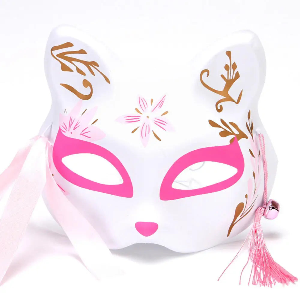 Exaggerated Rabbit Ear Mask - Black & White PVC Costume Accessory