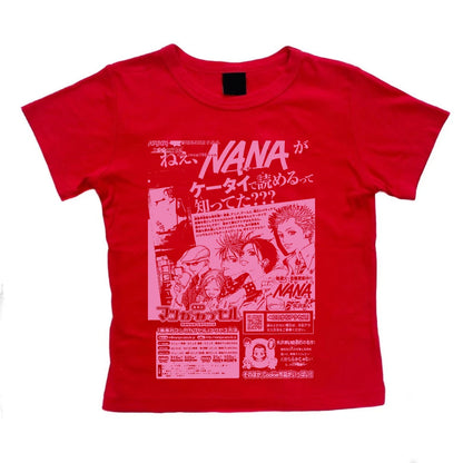 Y2k Nana Osaki Graphic T Shirts  Casual Harajuku Streetwear Japanese Clothes Fashion Rock Punk Sleeveless Tanks & Camis Coquette SS69 16.69 Red / XXL