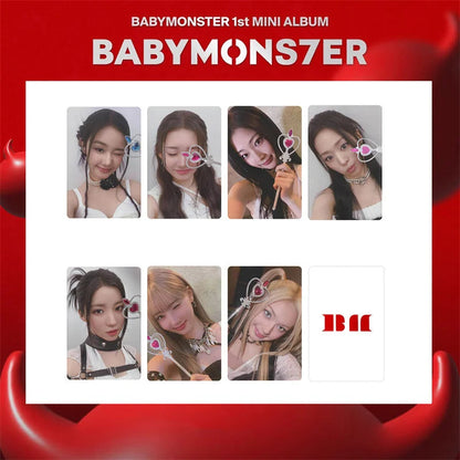 8pcs/set KPOP BABYMONSTER Album HAPPY 1000 DAYS LOMO Card Tea Lu Bao Monster Photo Card AHYEON HARAM RORA RUKA ASA Postcard SS69 7.69 CH-XK-BAB16