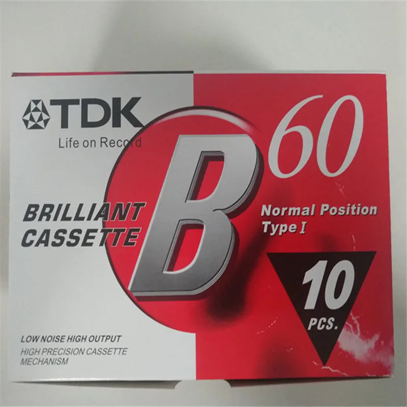 Security-Hin 60-Minute Blank Cassette Tapes - 10 Pack
