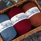 50g/Ball 100% Wool Yarn Pure Merino Thick Thread For Hand Knitting Scarf Sweater DIY Doll Woven Material