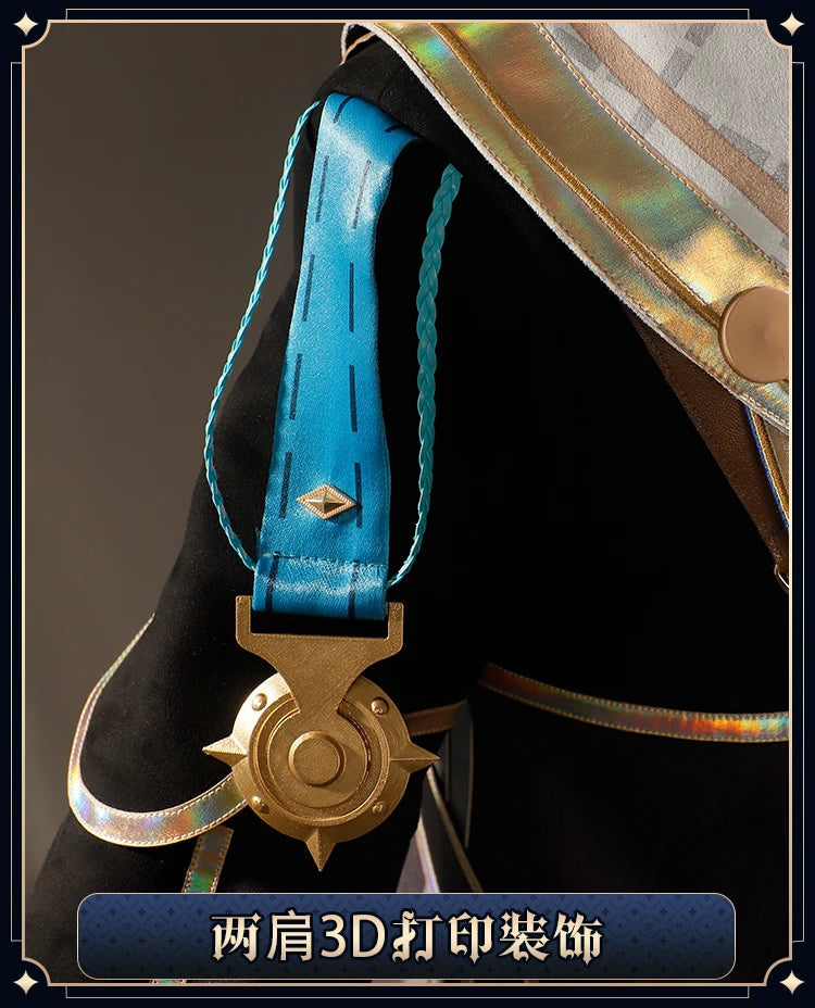 Genshin Impact Freminet Cosplay Costume Uniform Anime Chinese Style Halloween Costumes Role Play for Women Game SS69