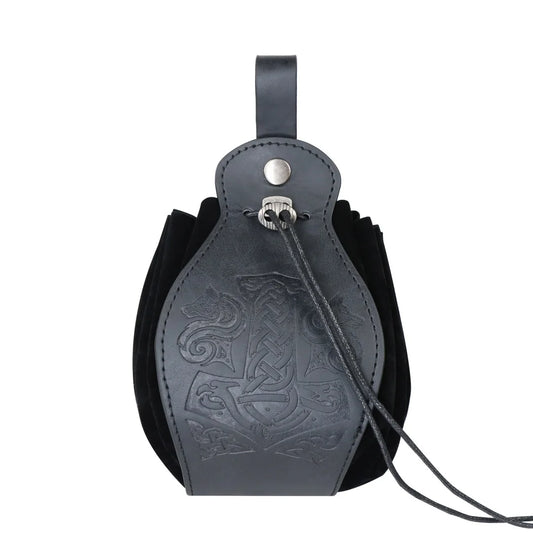 SS69 Medieval Knight Belt Synthetic Leather Renaissance Costume Sword Holder