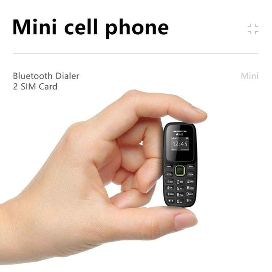 BM310 Small Mobile Phones Unlocked Bluetooth Earphone Telephone Low Radiation Automatic Call Recording Dual SIM Small Cell Phone