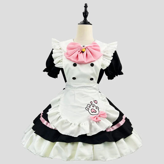 Cat Lolita Maid Dress Costumes Cosplay New Cute for Cat Girls Woman Waitress Maid Party Stage Costume size S-5XL Anime  DRESSES SS69