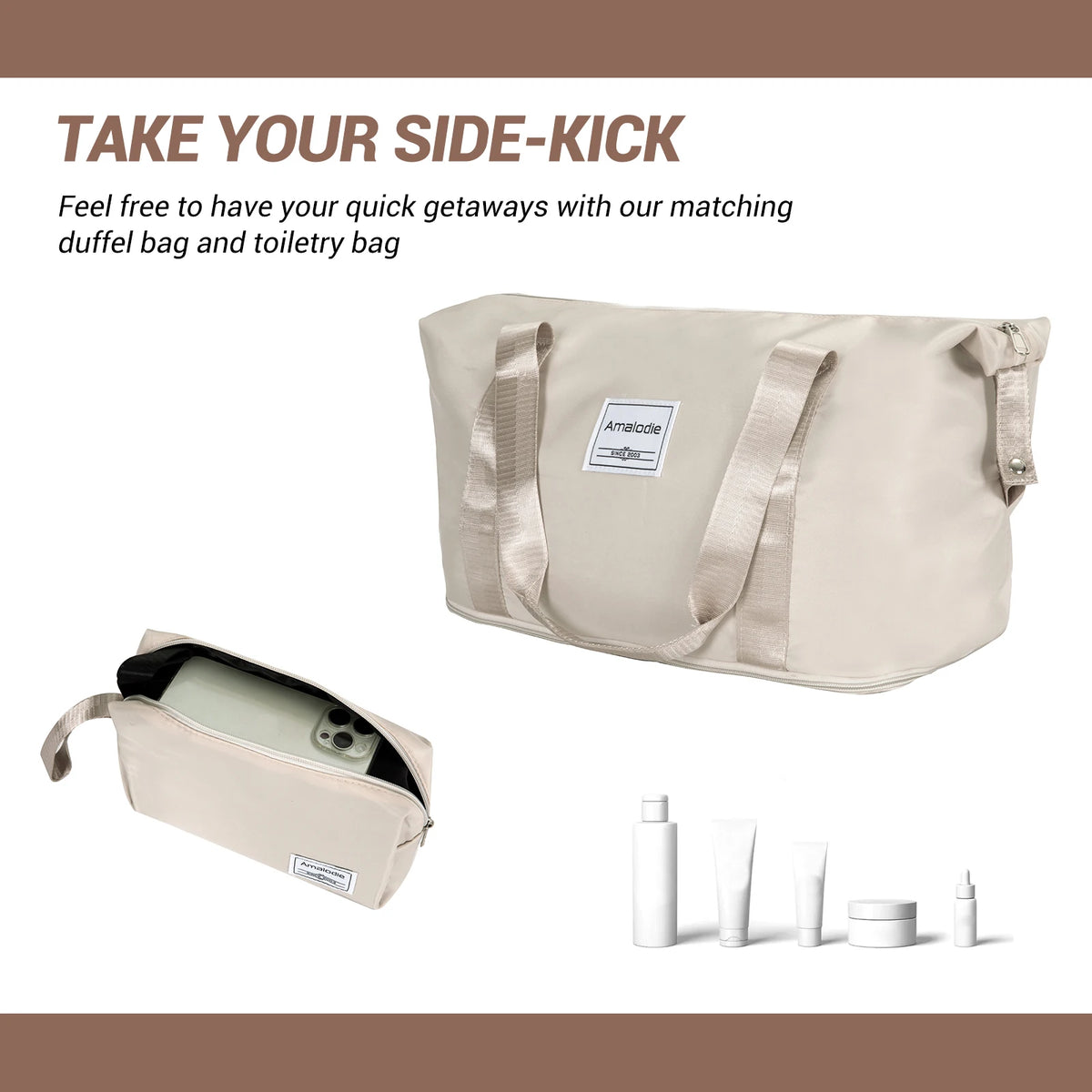 Luggage sets 5 Pieces,Hardshell Suitcase set with Double Spinner Wheel,Travel Case with TSA Lock and Weekend Duffle Bag