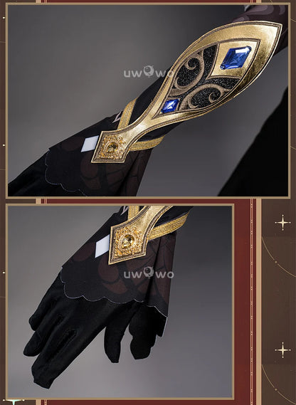 IN STOCK UWOWO Navia Cosplay Genshin Impact Navia Cosplay Costume Fontaine Rococo Style Dress Cosplay Halloween Costume