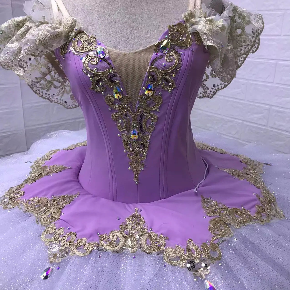 SS69 Professional Classical Pancake Ballet Tutu with 9-Layer Stiff Tulle