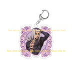 JoJo`s Bizarre Adventure: Golden Wind Vinegar Doppio Diavolo Ghiaccio Melone Risotto Nero Leone Abbacchio Acrylic Keychain Gifts