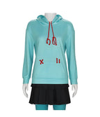 Vanellope Von Schweetz Cosplay Anime Costume Girl's Hoodies Skirt Wig Uniform Suit Halloween Performance Clothing for Woman