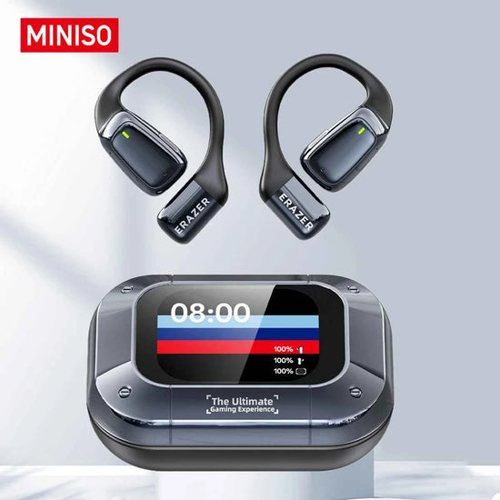 HTC NE25 Bluetooth V5.4 Headphones Wireless LED Digital Display Earphones Noise Reduction Headset New Super Long Endur