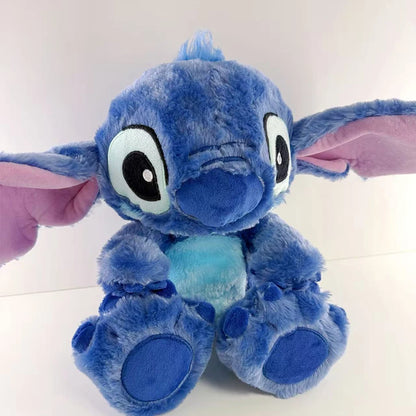 2025 hot Disney Lilo&Stitch Plush Doll Breath Child Peluche Soothes Toy Anime Baby Music Light Sleep Toys Pink Stitch Kid Gifts
