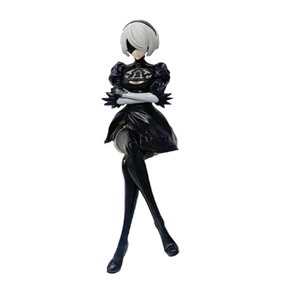 13-15CM NieR:Automata Yorha No. 2 Type B PVC Anime Action Figures Model Collection Ornament Anime Cartoon Model Toy Gift SS69 8.69 01-No box
