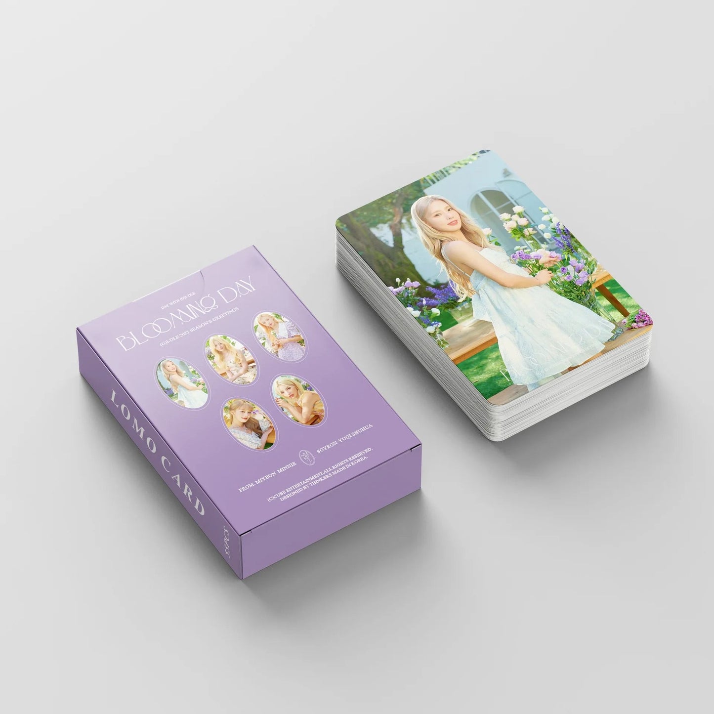 KPOP 55cards/set (G) I-DLE Album Card I FEEL Album GIDLE Ye Shuhua MINNIE Printed Photo Card LOMO Card Gift For Girls Collection SS69