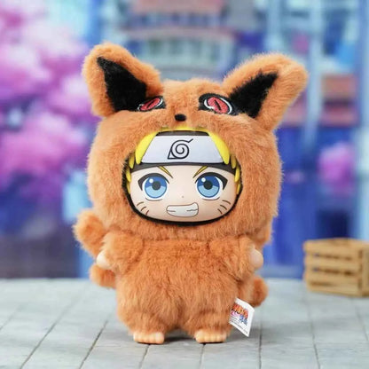 Shippuden Beast Party Series Cute Plush Doll Toy Cartoon Backpack Pendant Anime Peripheral Gift Box Naruto Blind Box Gift
