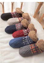 Super Warm Winter Non-slip Floor Socks Women Men Snow Socks Sleep Carpet Slippers Socks Women Velvet Boot Unsiex Home Wear