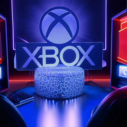 NEON GAMER 3D Lamp LED Night Light Gaming Setup RGB Children's Lamps Gamer Room Decoration Bedroom Table Lamp Personalized Gifts SS69