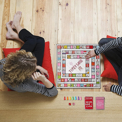 Tipsy Drinking Board Game Leather Land Drinking Games for Adults Interactive Girls Night Drinking Games Bachelorette Party Games SS69