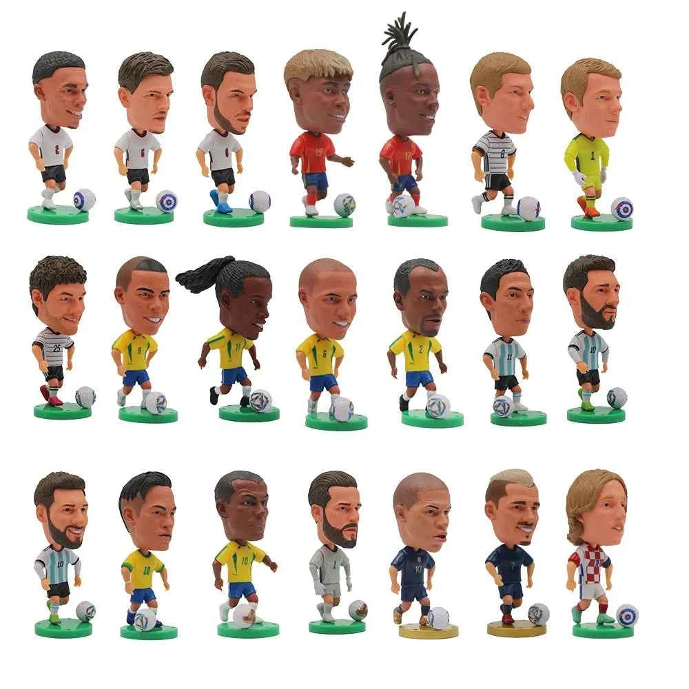 6.5cm HAALAND MODRIC RONALDO YAMAL 2.5in Team Activity Doll Toy Figurine