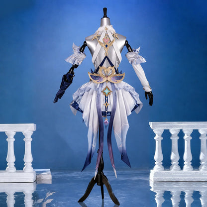 Genshin Impact Odette Cosplay Costume Women Fantasy Ballerina Dress Anime Game Role Play Convention Halloween Party Outfit Set
