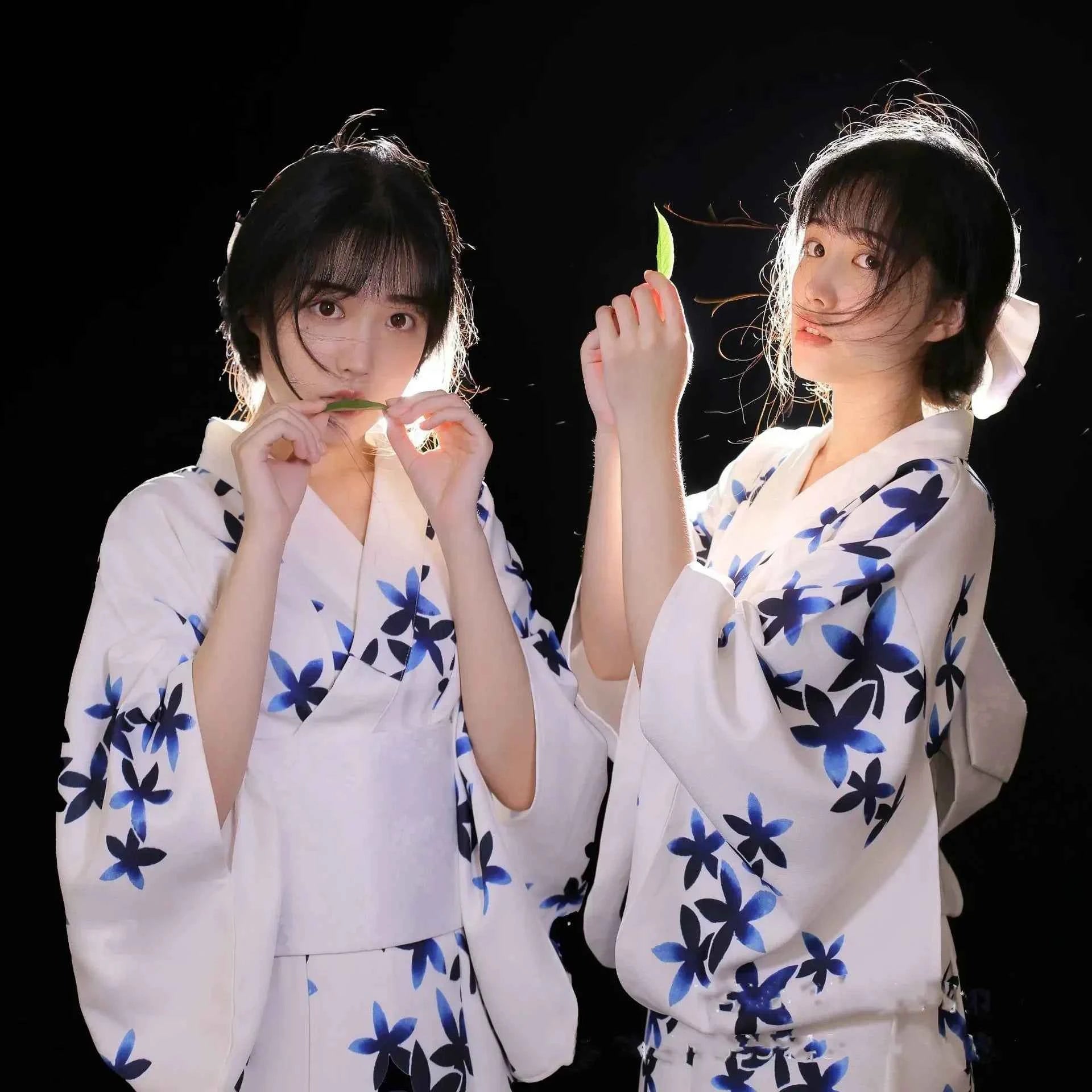 Fashion Photography Clothes Party Dress Japanese Kimono Cosplay Yukata Women Clothing Traditional Ethnic Style Streetwear Stage